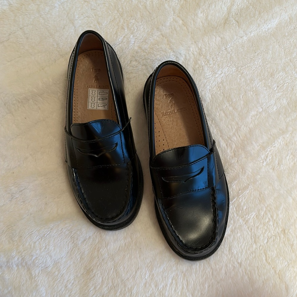 Boys Black Weejuns/Loafers Polo Ralph Lauren Size